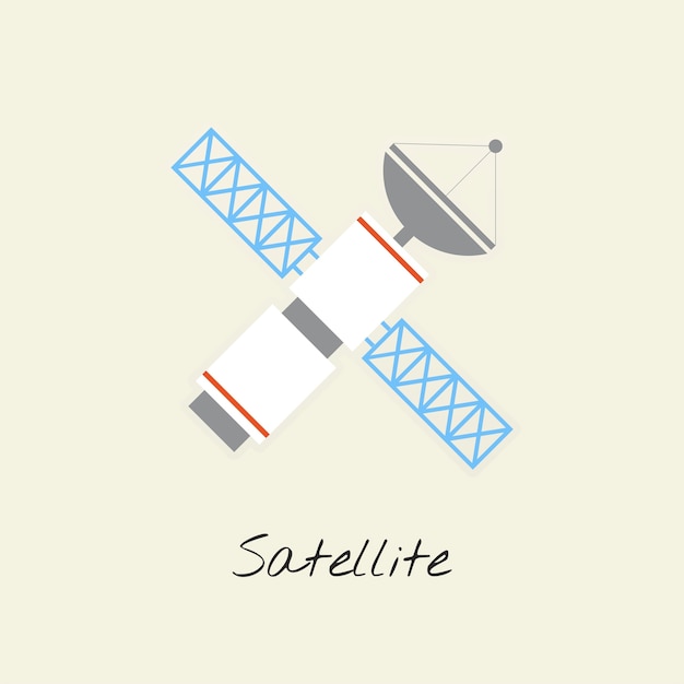Vector gratuito vector de satélite