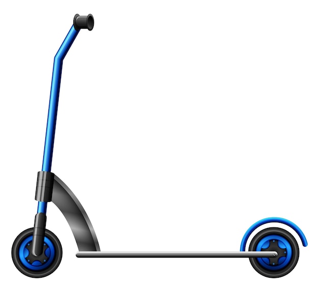 Vector gratuito una vespa azul