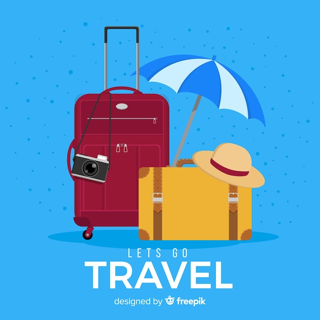 Vector gratuito viajemos
