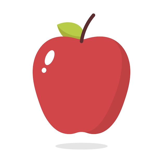 Miễn phí Vector apple màu phẳng