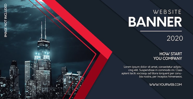 Miễn phí Vector banner trang web chuyên nghiệp