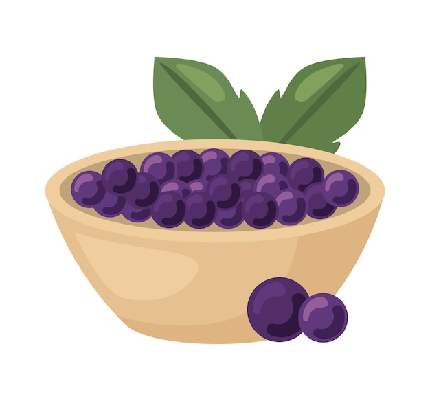 Miễn phí Vector bát acai berry