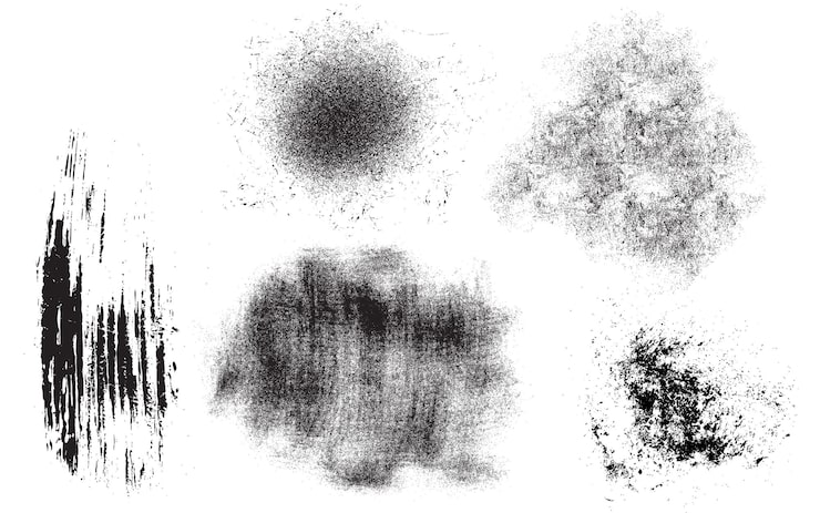 Miễn phí Vector bộ sưu tập kết cấu grunge có hạt
