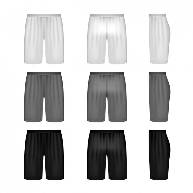 Miễn phí Vector bộ sưu tập thiết kế quần short