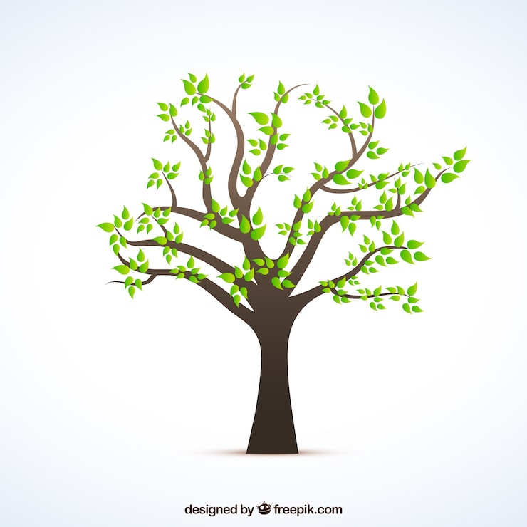 Miễn phí Vector cây có lá xanh