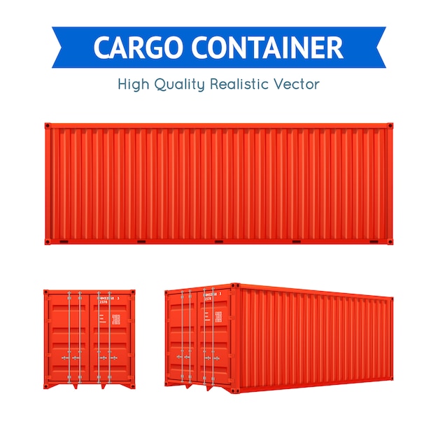 Miễn phí Vector container vận chuyển hàng hóa