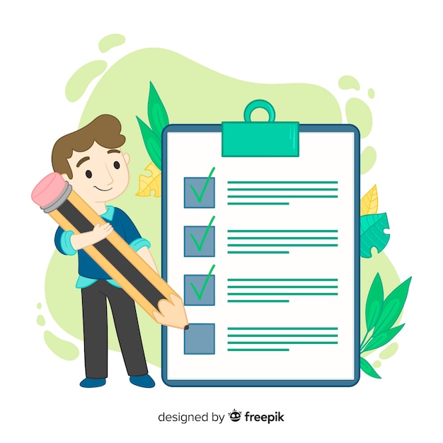 Miễn phí Vector danh sách kiểm tra khổng lồ