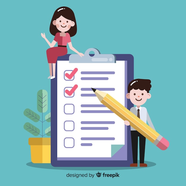 Miễn phí Vector danh sách kiểm tra khổng lồ