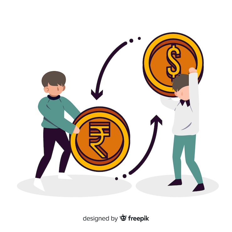 Miễn phí Vector đổi tiền rupee ấn độ