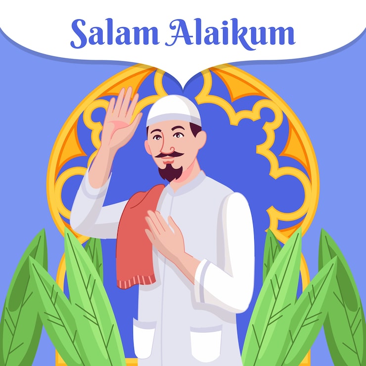 Miễn phí Vector hình ảnh minh họa salam thiết kế phẳng vẽ tay