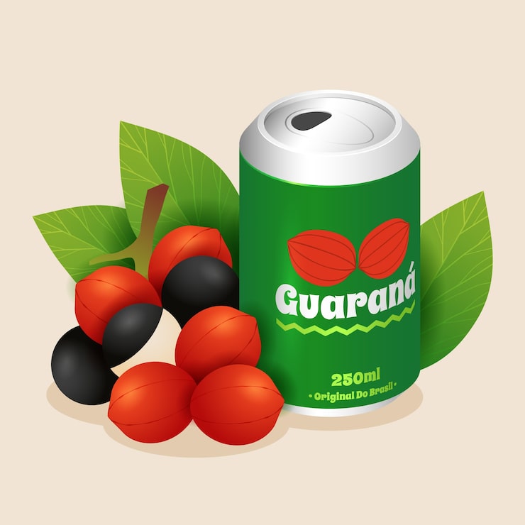 Miễn phí Vector hình minh họa guaraná ngon gradient