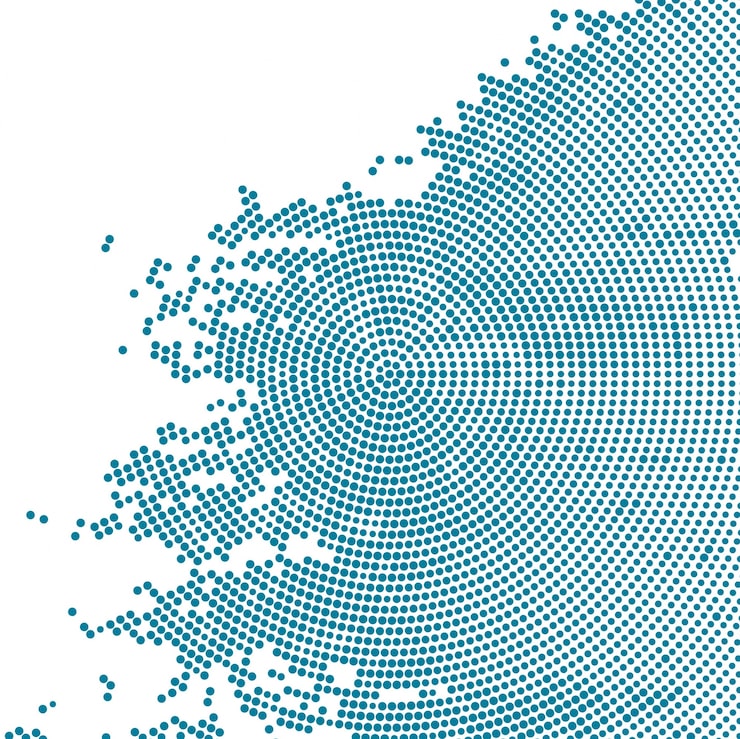 Miễn phí Vector hình nền halftone hiện đại