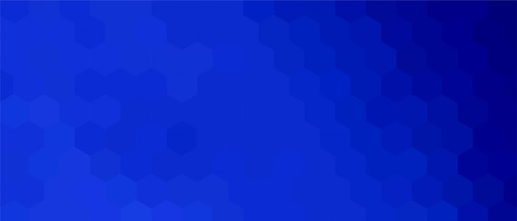 Miễn phí Vector hình nền lục giác màu xanh lam