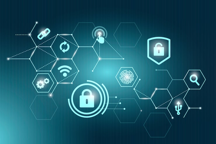 Miễn phí Vector khái niệm an ninh mạng
