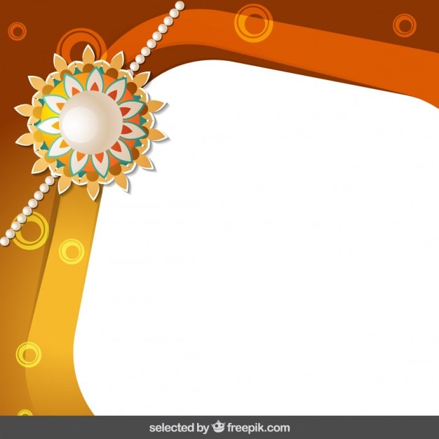 Miễn phí Vector khung rakhi có dây đeo cổ tay