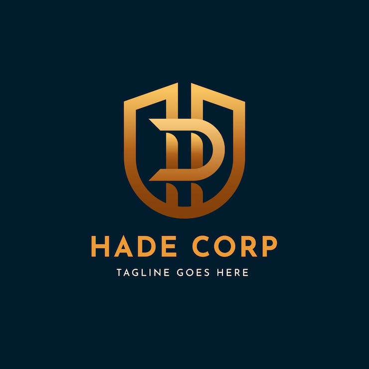 Miễn phí Vector logo monogram hd gradient