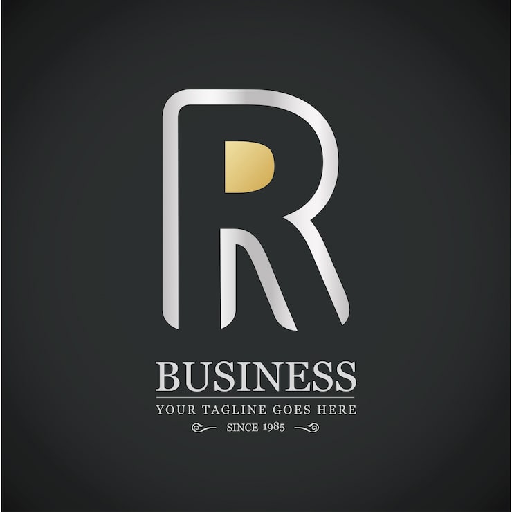 Miễn phí Vector logo sang trọng với chữ r