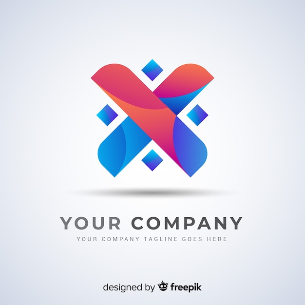 Miễn phí Vector logo trừu tượng gradient