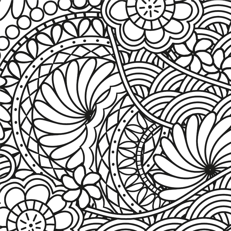 Miễn phí Vector mẫu doodle zen vẽ tay