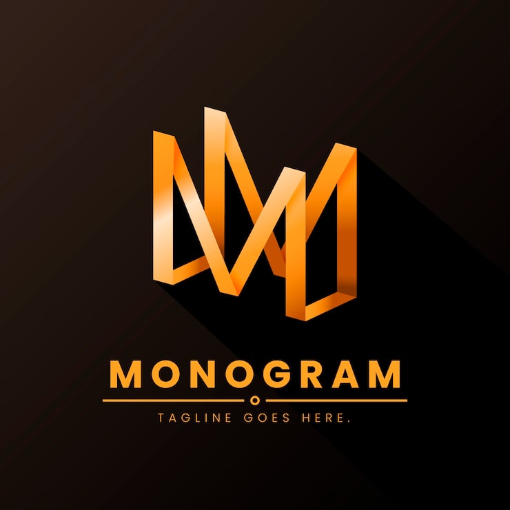 Miễn phí Vector mẫu logo gradient mm
