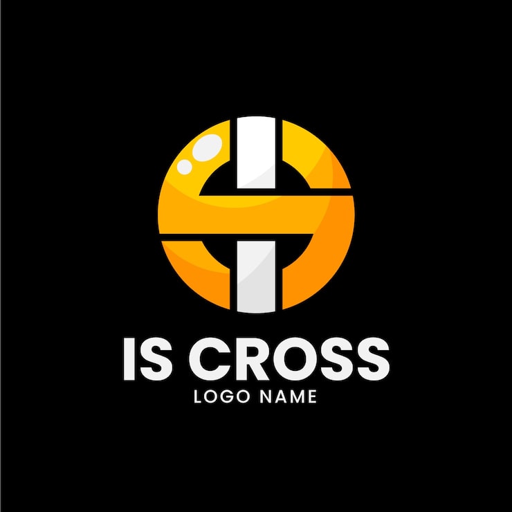 Miễn phí Vector mẫu logo monogram thiết kế phẳng