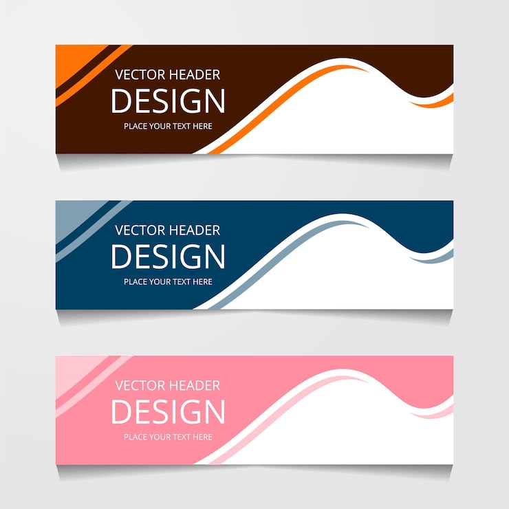Miễn phí Vector mẫu web modernweb nền banner thiết kế vector