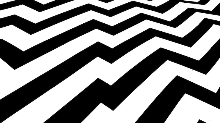 Miễn phí Vector mẫu zigzag sọc đen trắng
