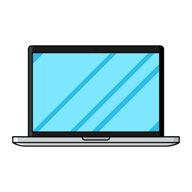 Miễn phí Vector máy tính xách tay hoạt hình