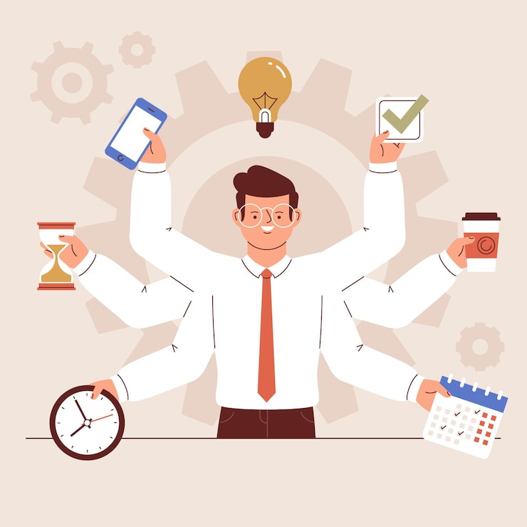 Miễn phí Vector minh họa khái niệm quản lý thời gian