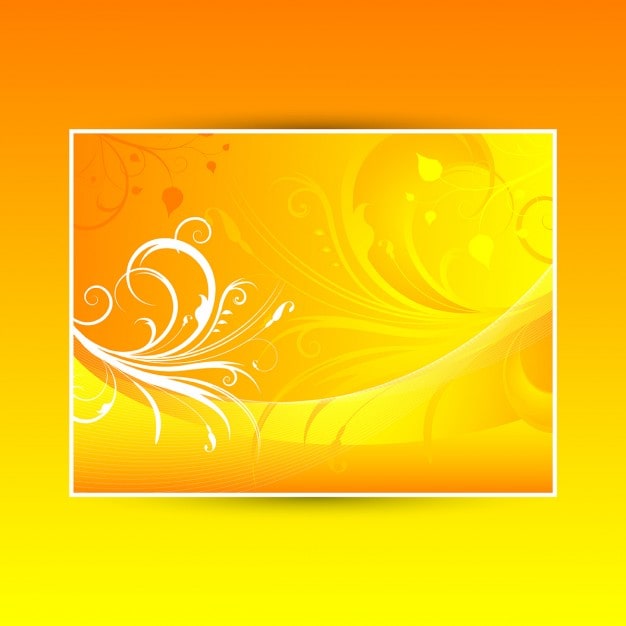 Miễn phí Vector nền hoa trừu tượng sử dụng màu sắc mùa hè ấm áp