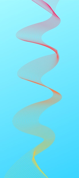 Miễn phí Vector nền lượn sóng gradient đầy màu sắc