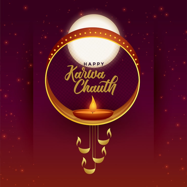 Miễn phí Vector nền ngày lễ karwa chauth hạnh phúc