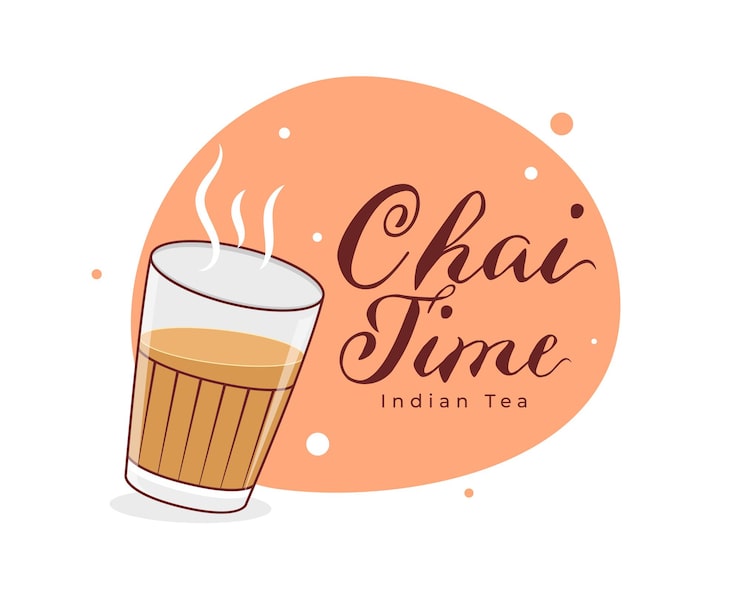 Miễn phí Vector nền trà hoặc giờ uống trà theo phong cách hiện đại