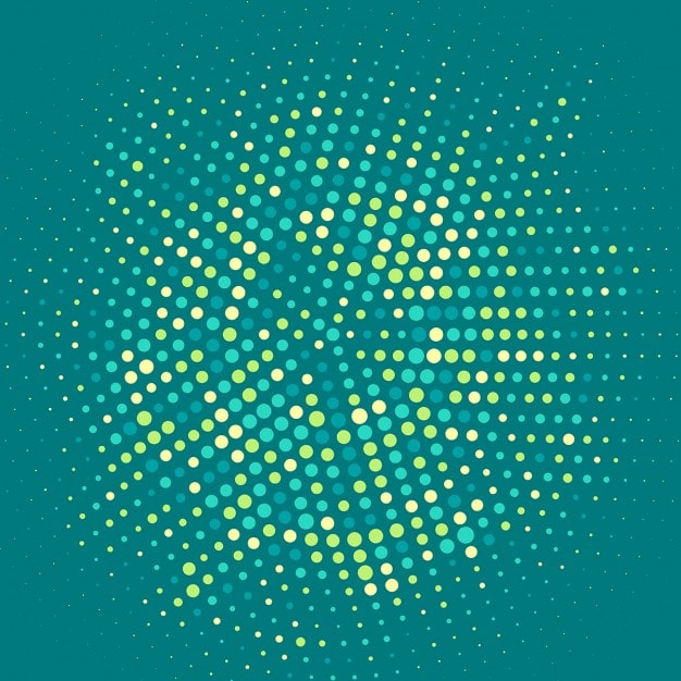 Miễn phí Vector nền trừu tượng với các chấm halftone