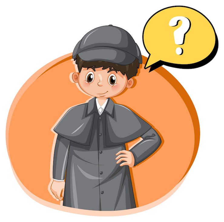 Miễn phí Vector thám tử tìm kiếm manh mối trong template
