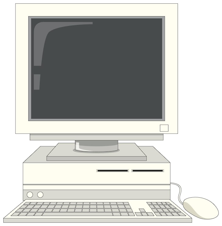 Miễn phí Vector thiết bị máy tính cổ điển biệt lập