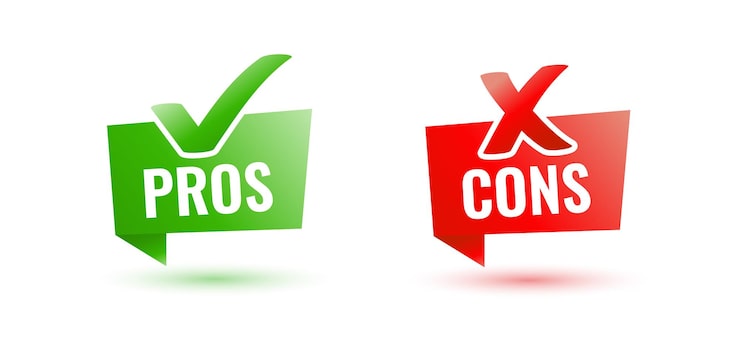 Miễn phí Vector thiết kế dấu tích ưu nhược điểm phong cách hiện đại