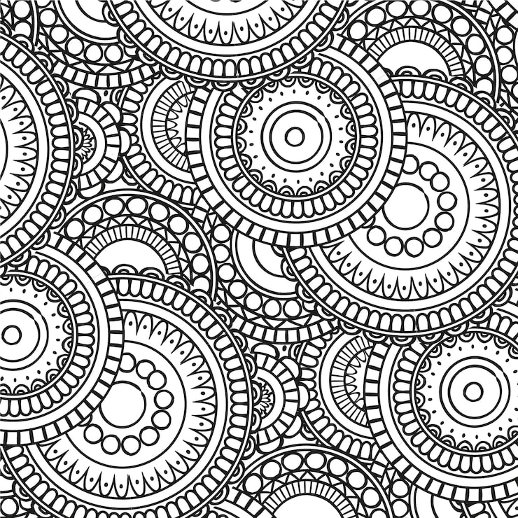 Miễn phí Vector thiết kế mẫu doodle zen vẽ tay