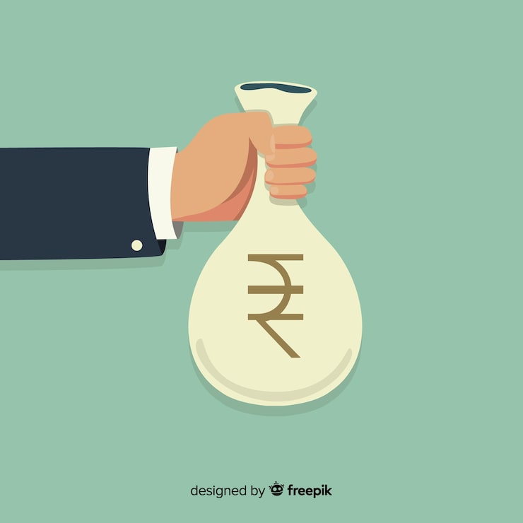 Miễn phí Vector túi tiền rupee ấn độ