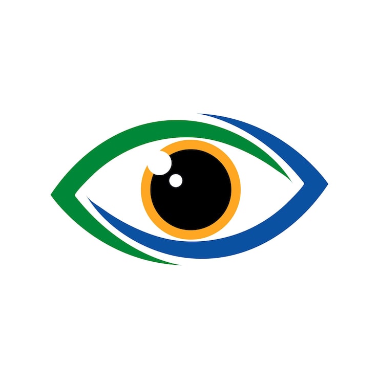Vector archivo vectorial del icono del ojo del logotipo del ojo