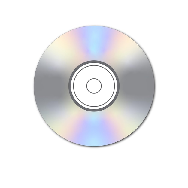 Vector arte digital en cd compacto