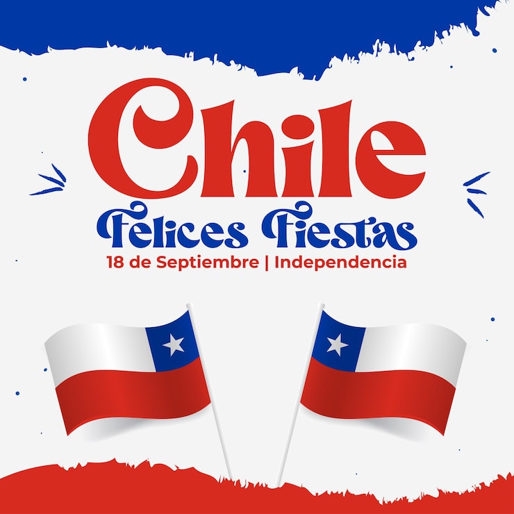 Vector chile fiestas patrias