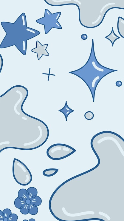 Vector cielo azul en las nubes