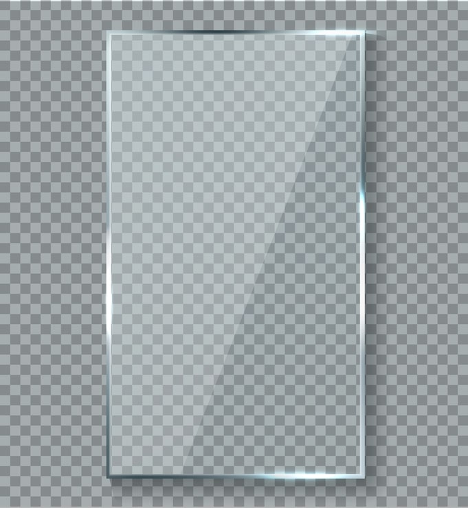 Vector efecto de reflexión brillante.