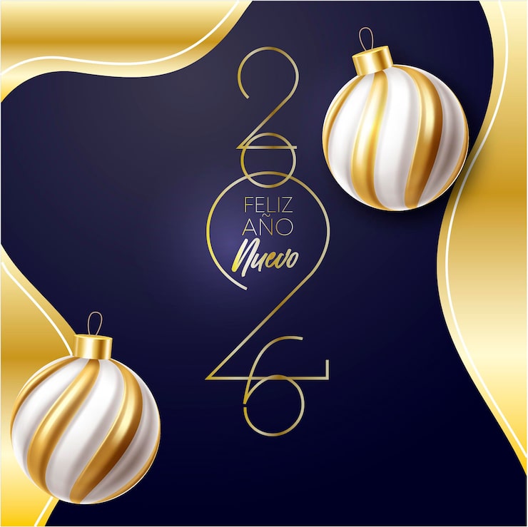 Vector feliz año nuevo