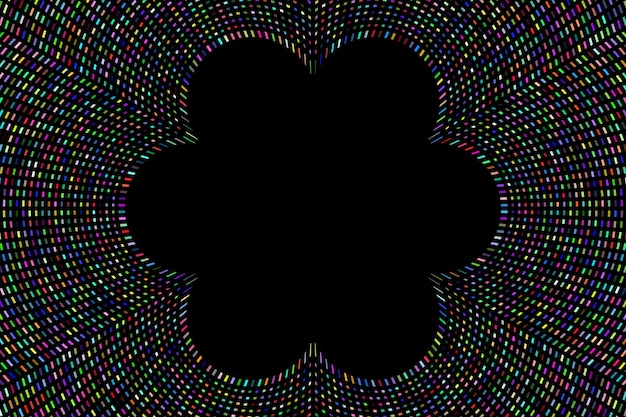 Vector fondo abstracto con una flor en el centro.