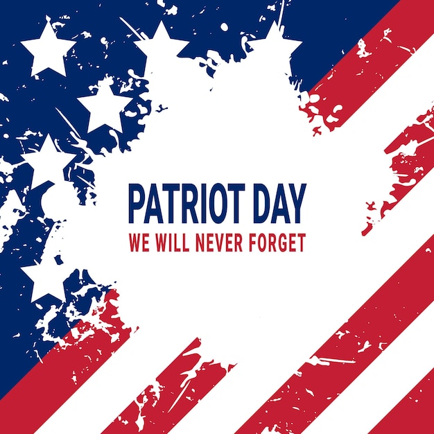 Vector fondo del día del patriota
