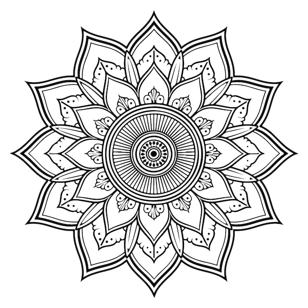 Vector fondo elegante mandala