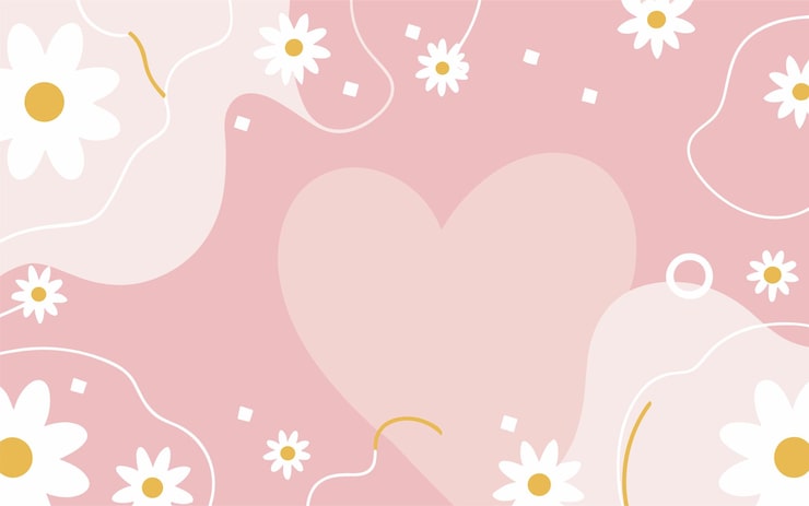 Vector fondo floral día de san valentín día de las mujeres día de las madres fondo