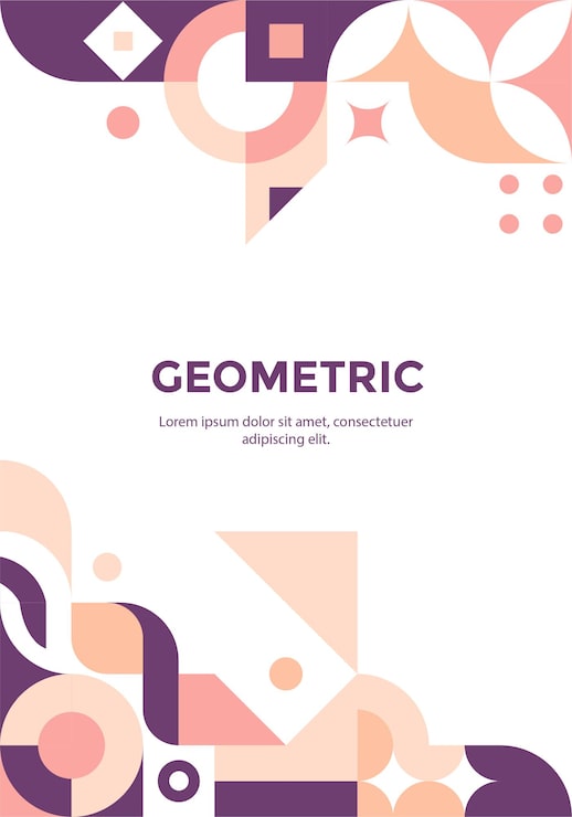Vector fondo geométrico abstracto